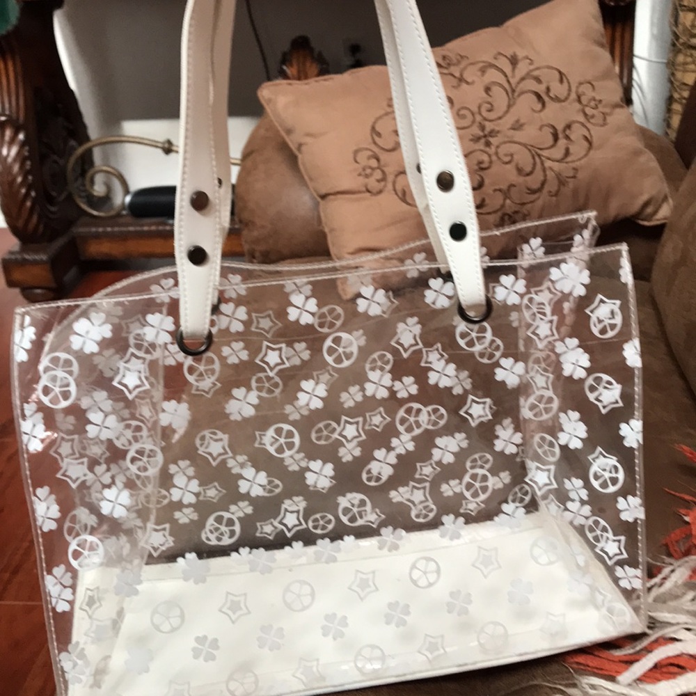 Summer white transparent bag - Picture 4 of 5